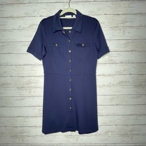 New York & Company	Snap Tee Shirt Dress